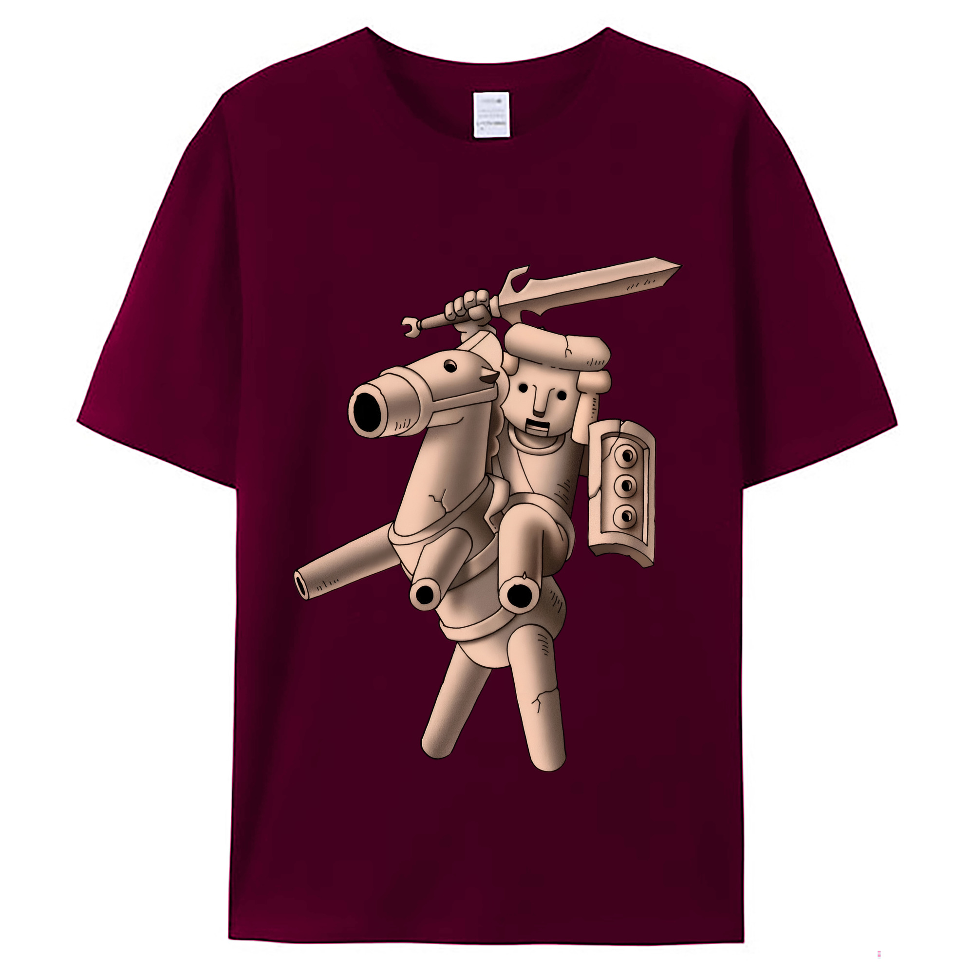 （画像用） ドラゴンクエスト Doragon Kuesuto Dragon Quest レディースカジュアルプリントTシャツ（綿100％）